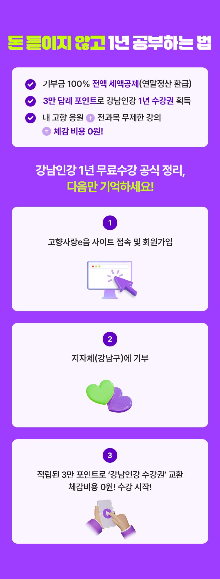 돈 들이지 않고 1년 공부하는 법